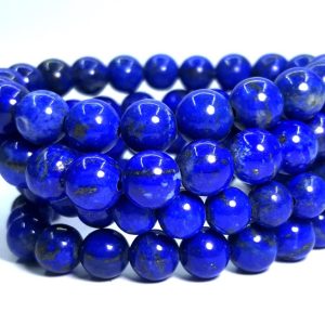 Beautiful Lapis Lazuli Best Quality Beads Bracelets 5 Pieces