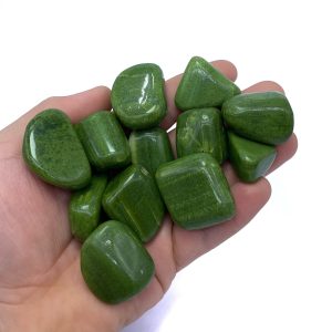Top Quality Green Color Tremolite Tumbles