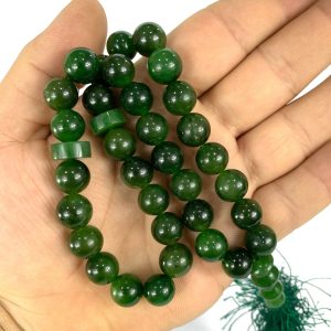 Green Nephrite Jade Rosary,Tasbih